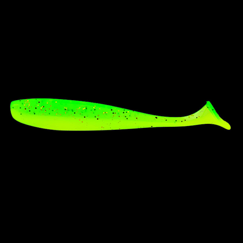 Double couleur Soft T Tail Road 7cm Lure artificielle