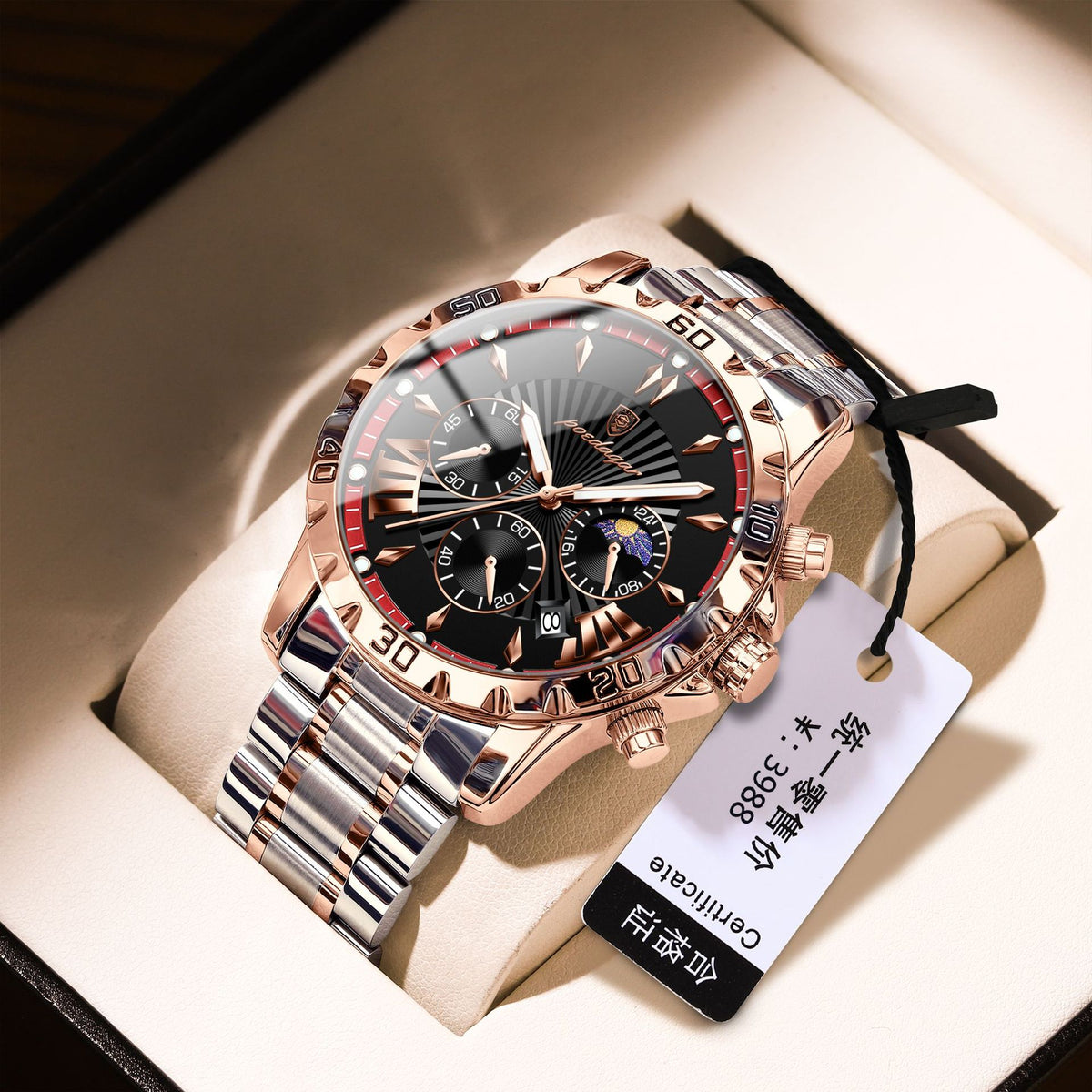 Men's Sporty Multifunction Waterproof Watch