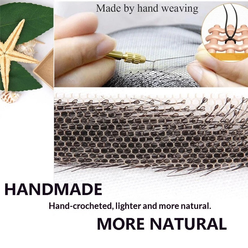 Hommes Crochet faux sourcils invisibles et trois dimensions