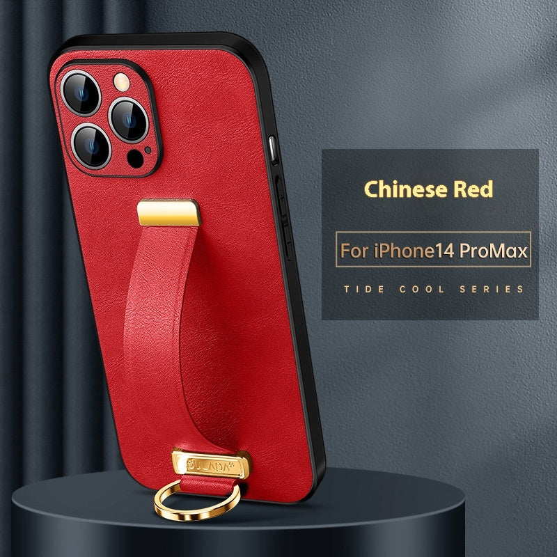 Protection de la peau Étui de téléphone en cuir souple