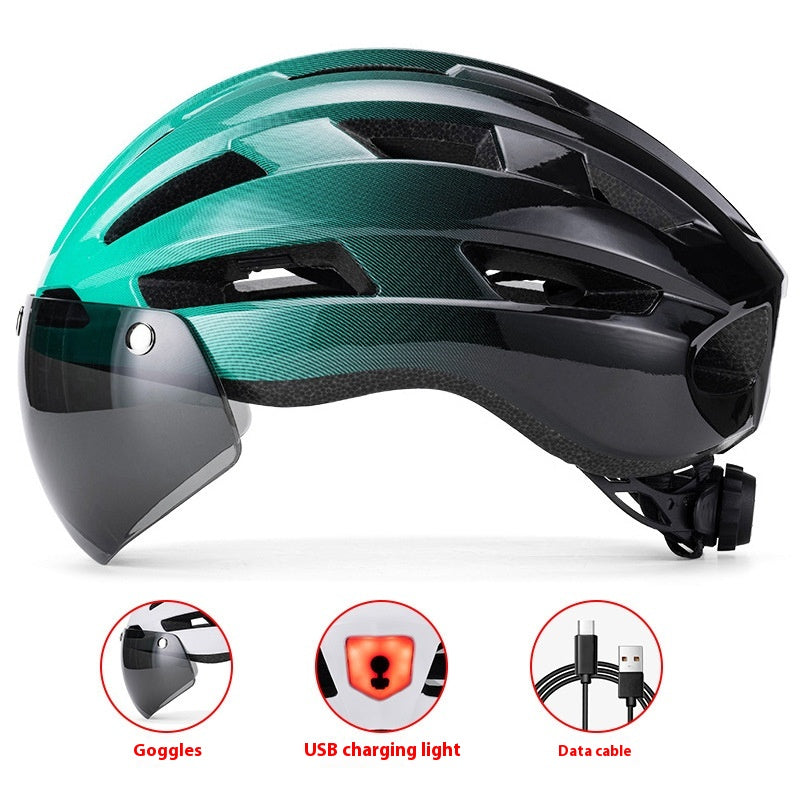 Gants d'aspiration magnétique Unisex Mountain Highway Couleur Changer le casque vélo