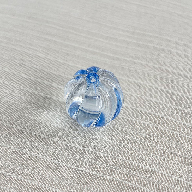 Perles de citrouille acrylique transparentes