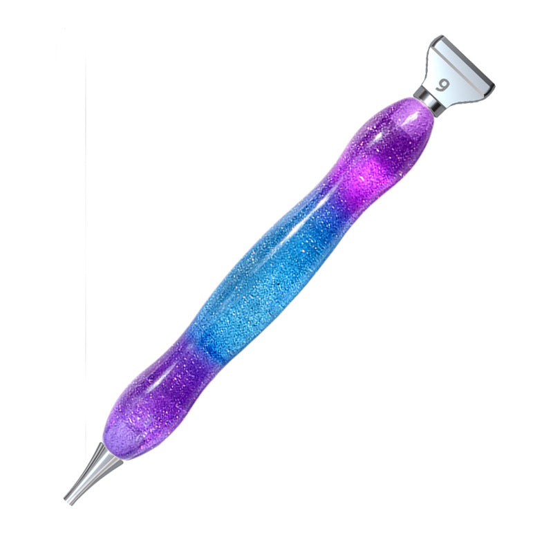 Ensemble d'outils de peinture diamant alliage tête de stylo bricolage