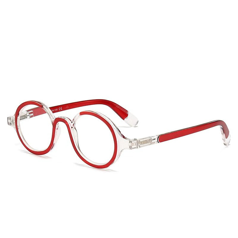 Élégant ronde personnalisée Unisexe rétro Blue-light-blocking Presbyopia Lunettes