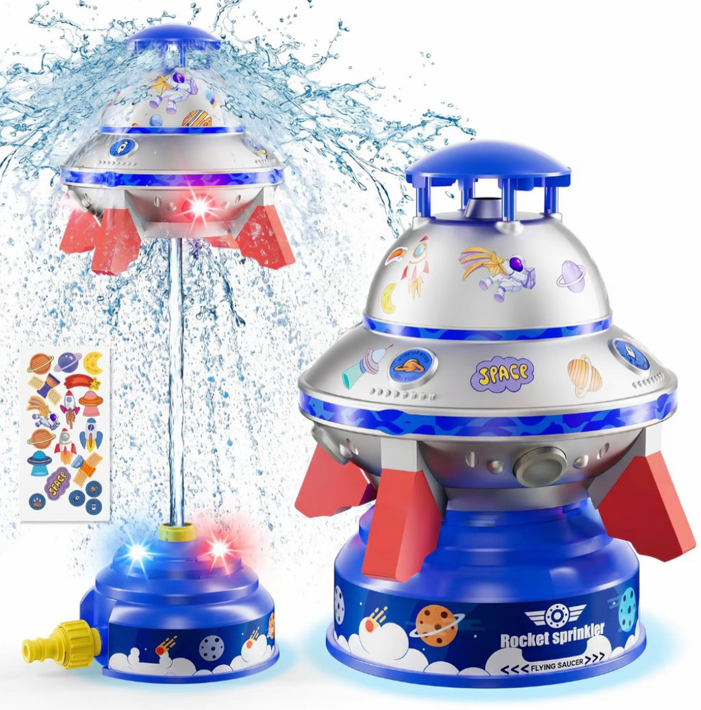 Kids UFO Rocket Water Sprinkler