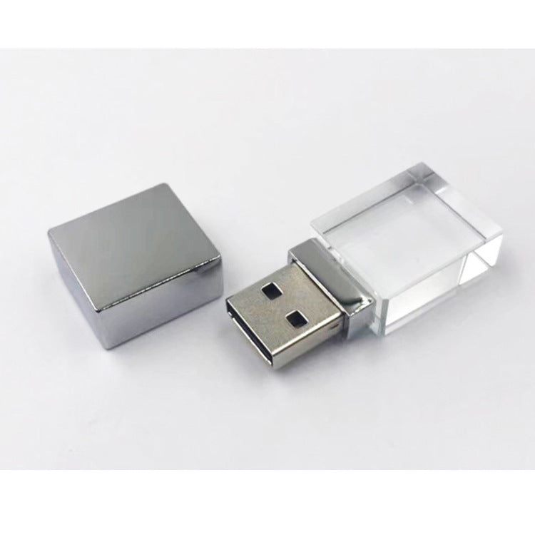 DIY Lumineux Creative Crystal U Disk Mini voiture