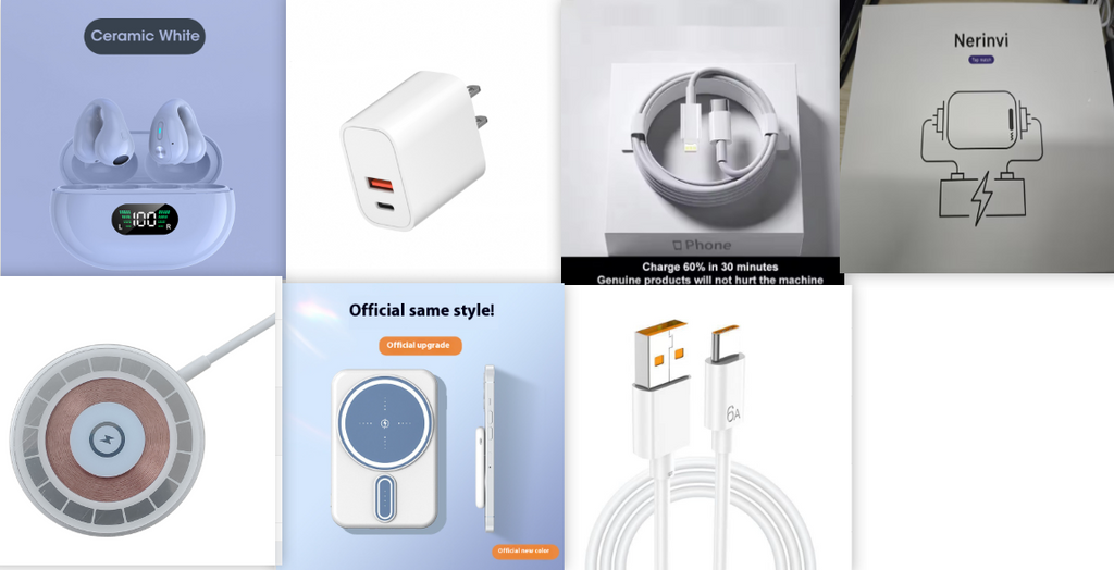 Chargeur magnétique sans fil Magsafe Power Bank 5000 MA