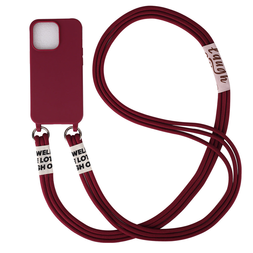 Corde de suspension Trois corde combiné pratique Spring Buckle étui de téléphone de collier suspendu