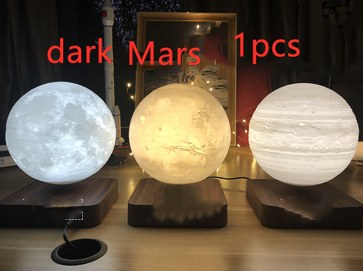 Lampe de table magnétique Lune Lumière impression 3D Planète Lumière de nuit