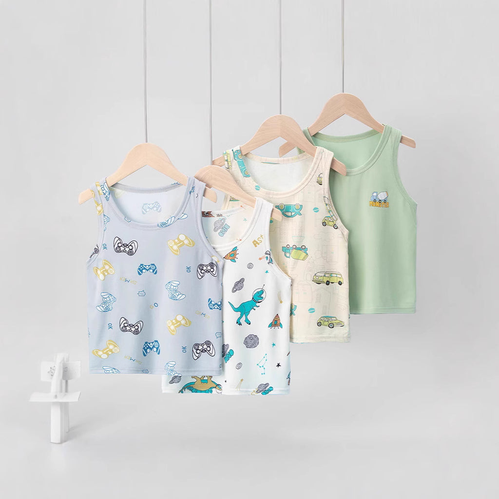 Veste mince pour les garçons et les filles confortable Casual Tout-match sans manches
