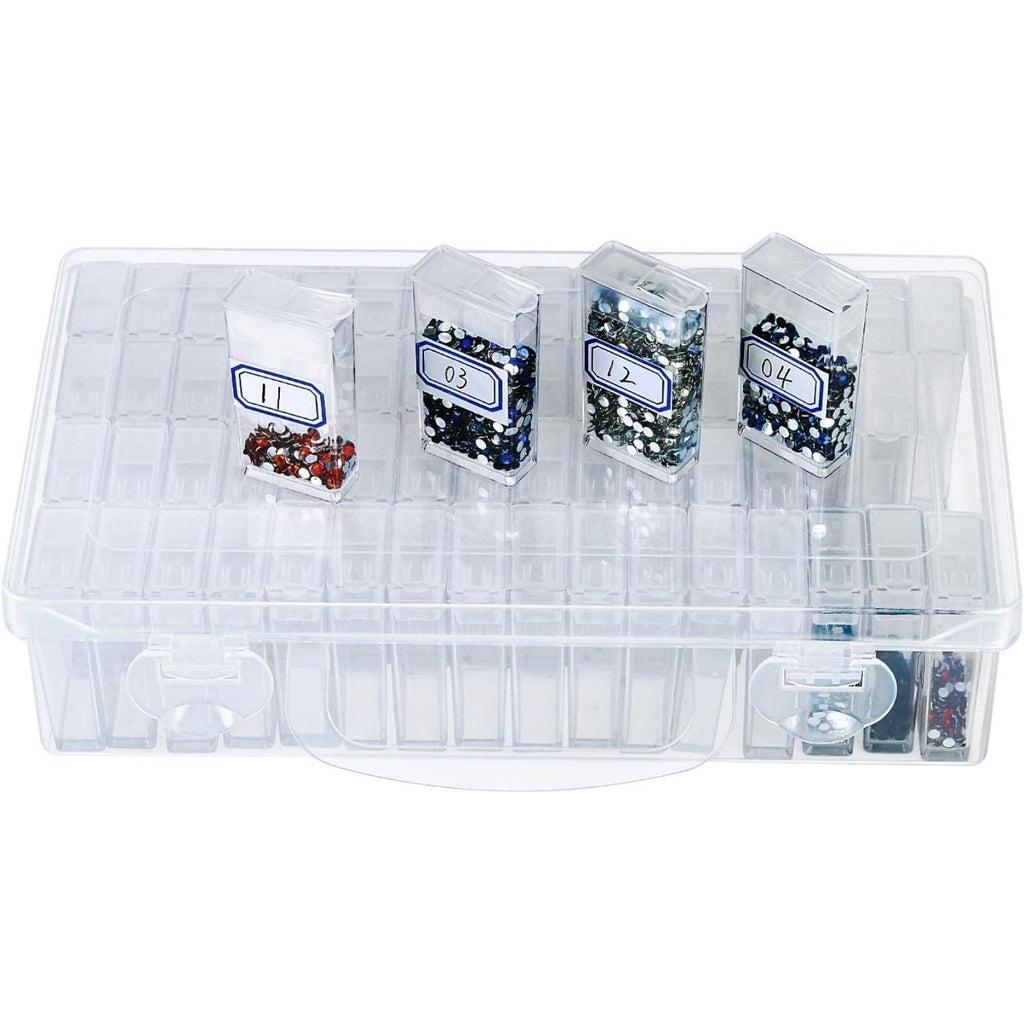 Ensemble d'accessoires de peinture diamant avec 4 bacs