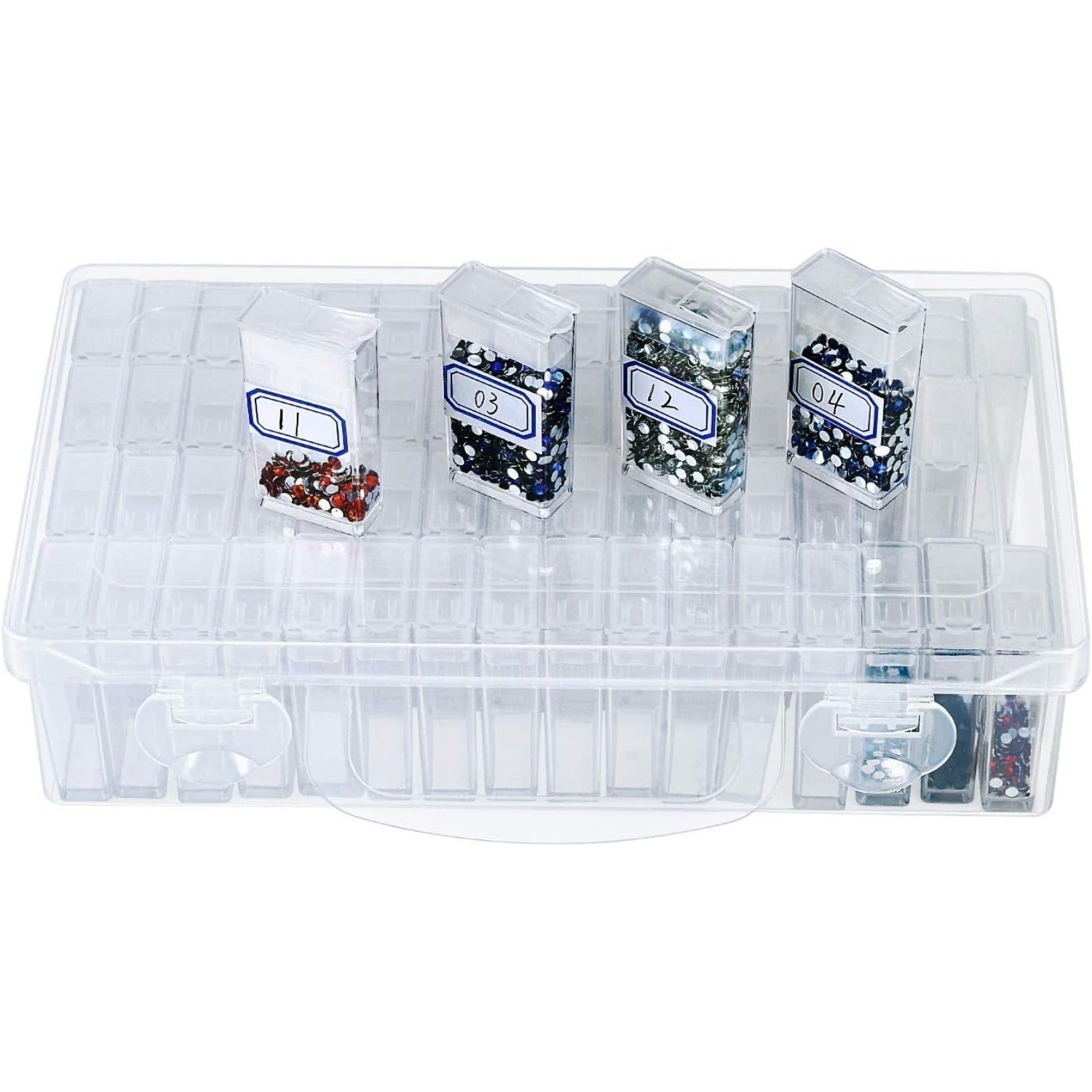 Ensemble d'accessoires de peinture diamant avec 4 bacs