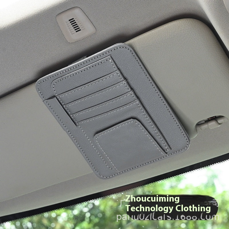 Voiture multifonction Automobile Sun Louver Clip de stockage