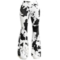 Leopard-print Hip-lifting Tight Leggings Pantalons à jambe droite