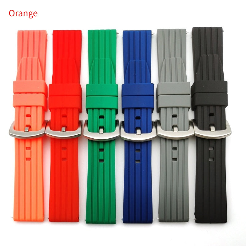 Bracelet en silicone pour pneus à rayures verticales