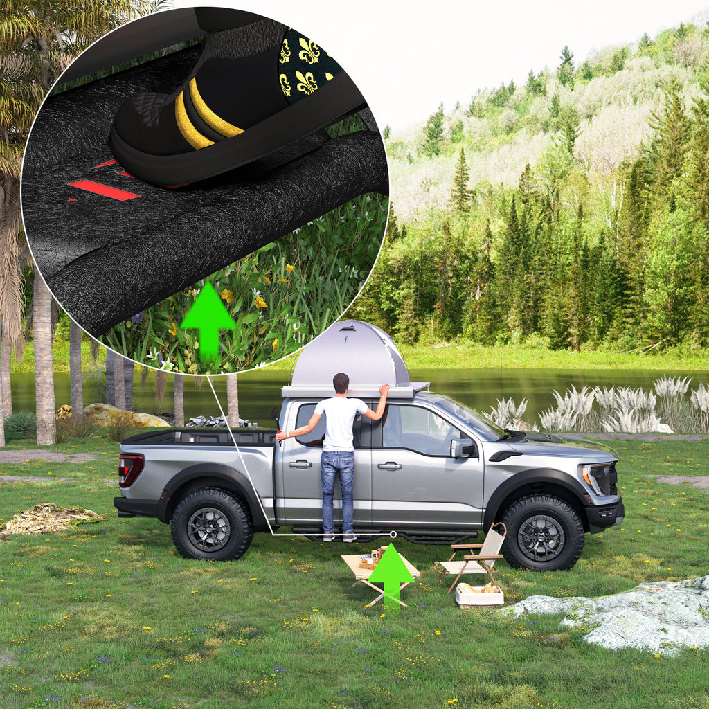 Cartes SuperCrew Cab Compatible pour 2015- F150 & 2017- Ford F250 F350 Super Duty Crew Cab