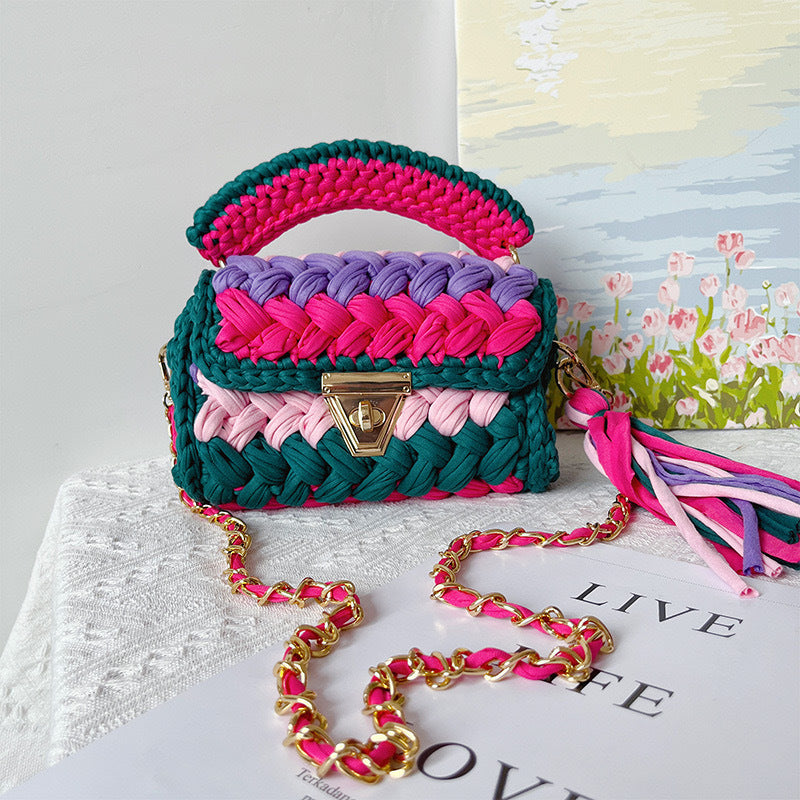 Tissé à la main Womens Tote Bag Style minimaliste