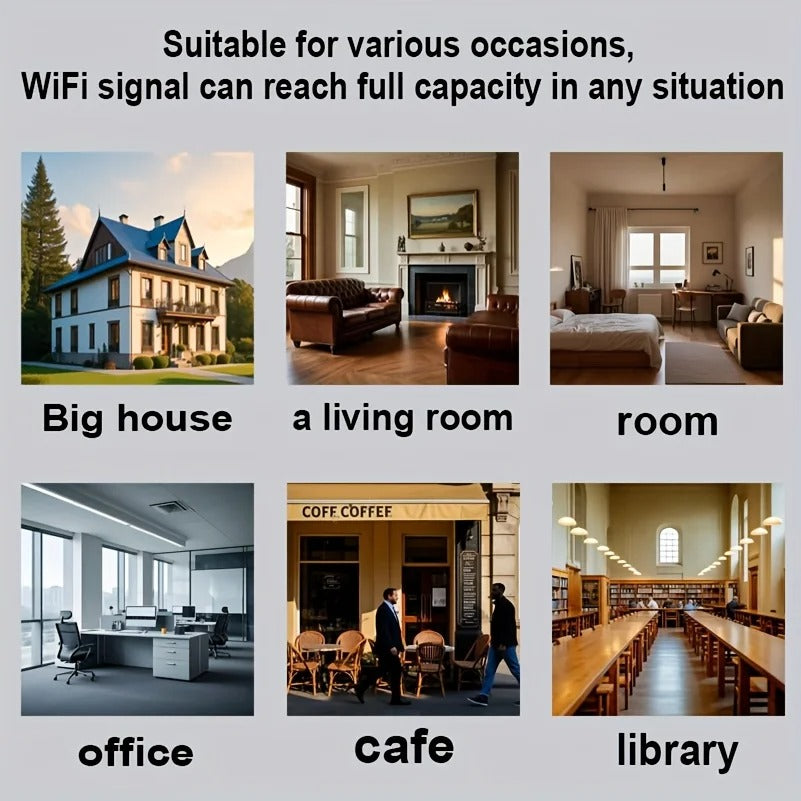 1200Mbps Wi-Fi sans fil répéteur de signal WiFi Booster double-bande 2.4G 5G WiFi Extender 802.11
