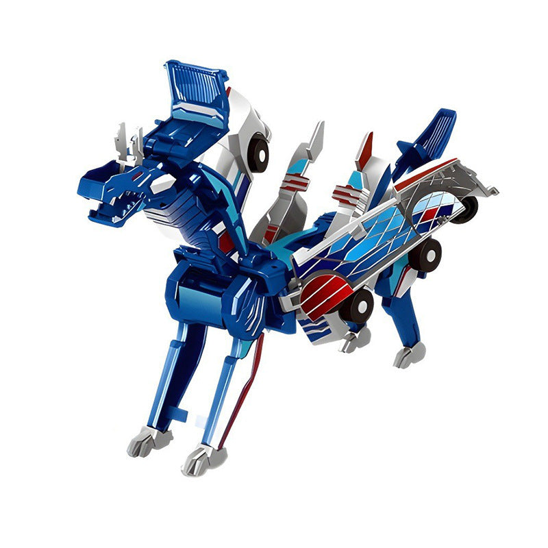 Treasure Car-Divine Toy Car Crash-and-Combine Transformer Robot Jouet Enfants