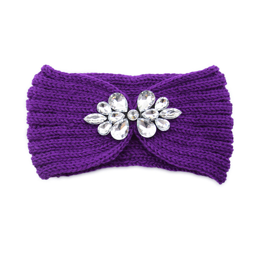 Exercice de lavage du visage Yoga Bandeau de laine chaude