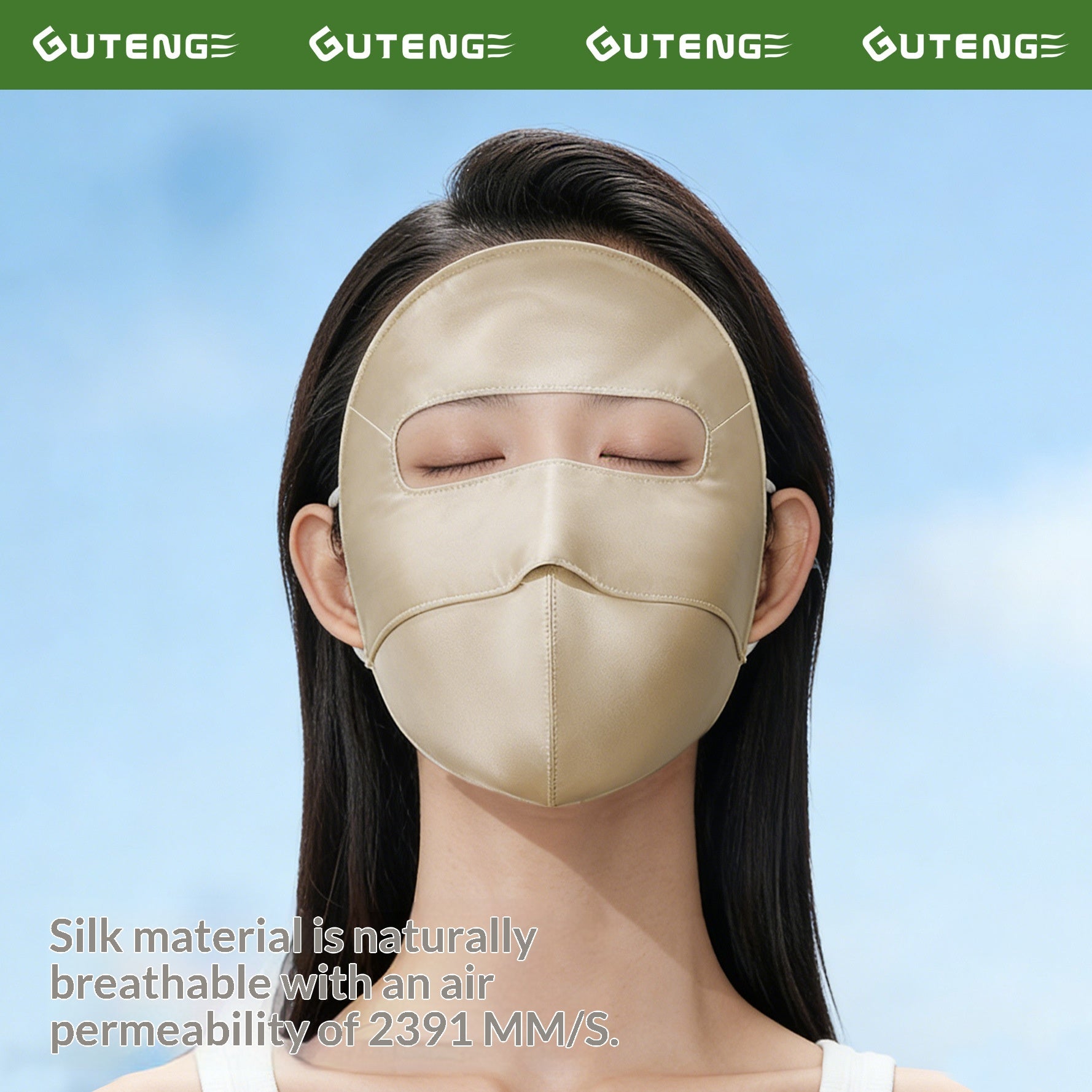 Masque de protection solaire pleine face