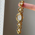 Amber Pearl Bracelet Chain Design avec un sens de haut de gamme