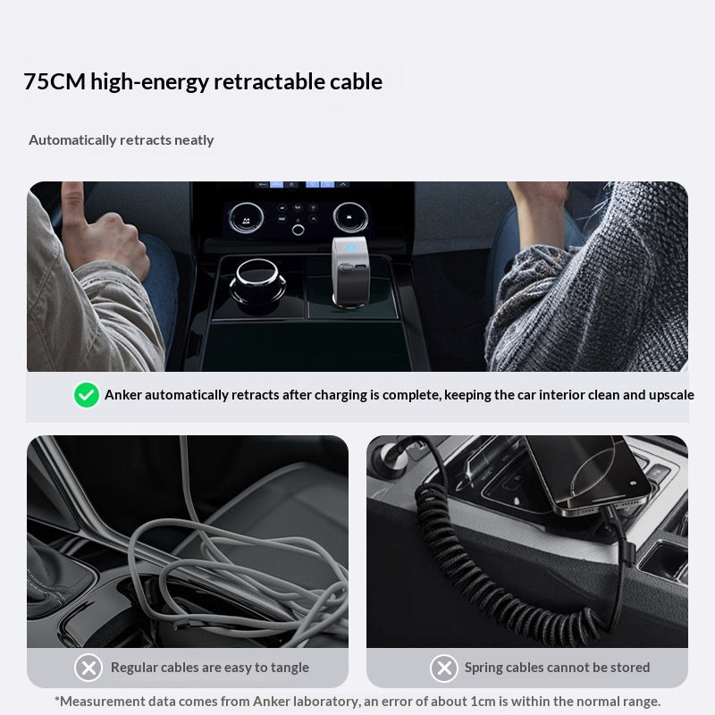 Chargeur d'éclairage à cigarettes monté sur une voiture