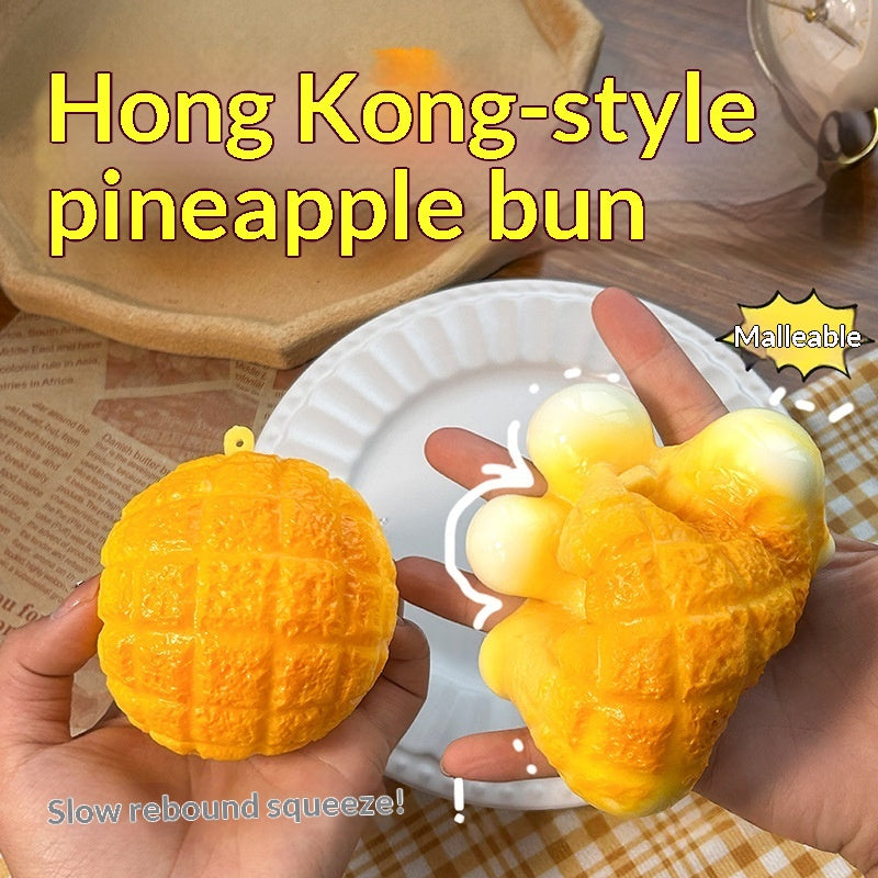 Simulation Ananas Bun Stress Relief Super Large Venting Little Toy
