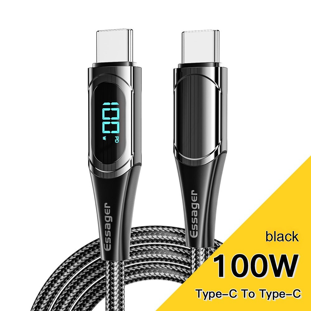 Câble de données de charge rapide 100W Dual Type-c Super Fast