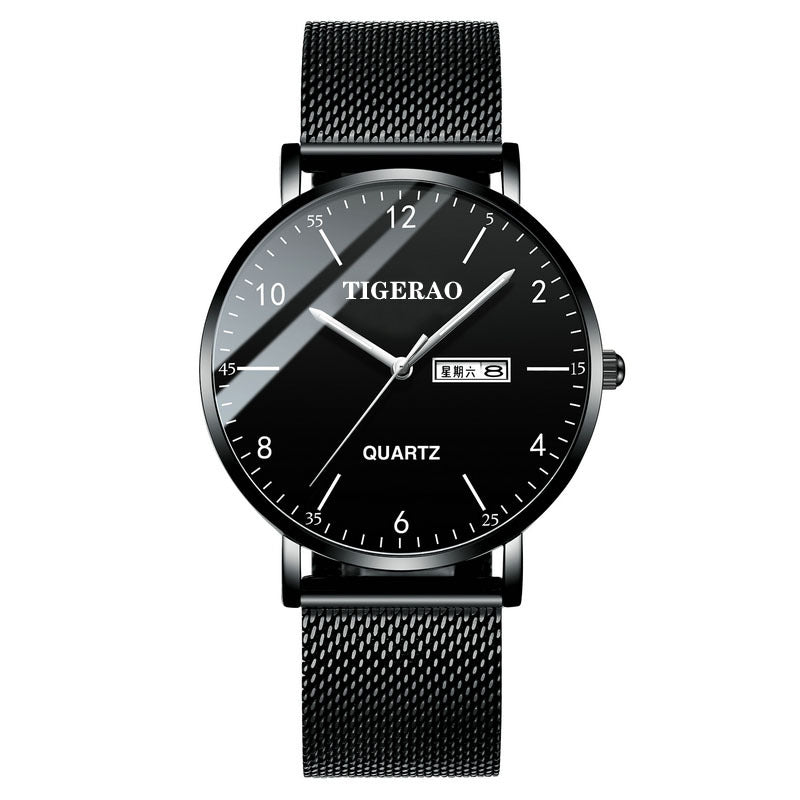 Montre de mouvement lumineux entièrement automatique résistant à l'eau