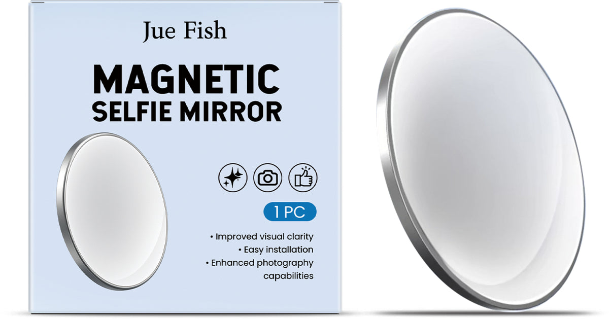 Magnetic selfie mirror