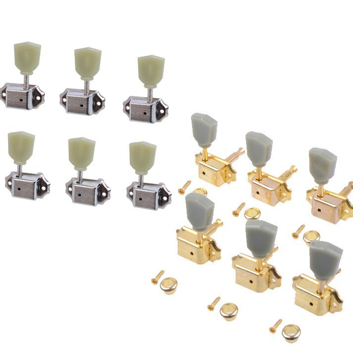 TEMU Vintage Guitar Tuning Pegs Jade Diamond Poignée