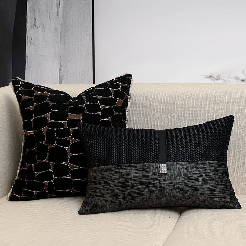 Chambre d'échantillons haut de gamme Meublé doux Coussin pointu et oreiller lancer