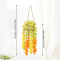 Crochet fait main assorti couleur suspension Wisteria Ornement en pot Everlasting Soft Fils Cro