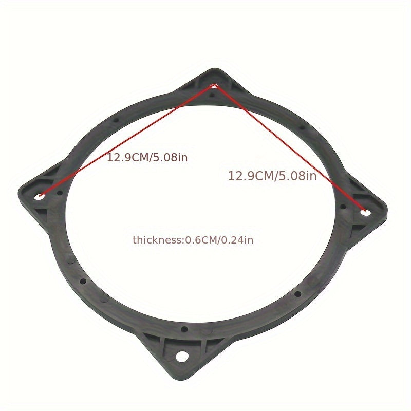2PCS 6.5 pouces Adaptateur de porte avant bagues d'espacement compatibles avec Hyundai Ge 2006-2020