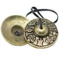 Népal Instrument de percussion Clip en cuivre pur tibétain Bell Clip à la main Bell Cymbales