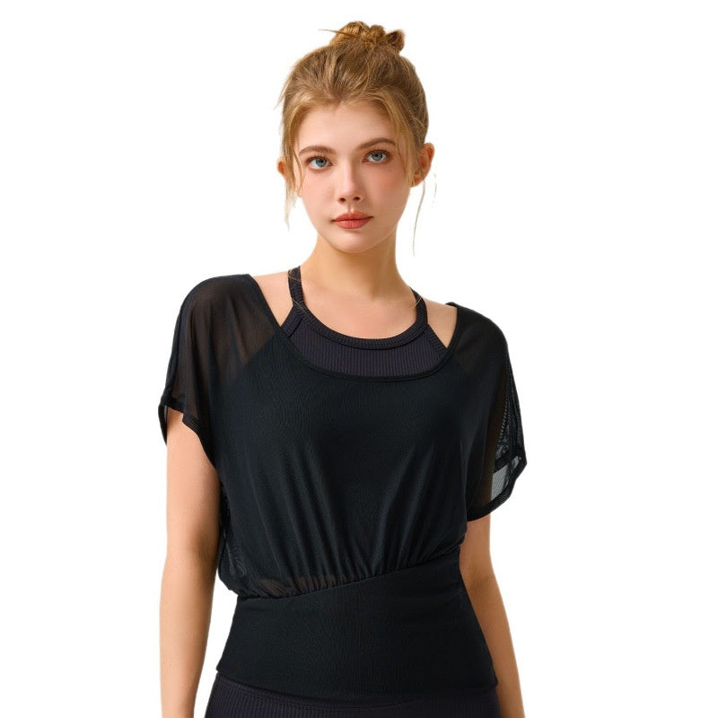 Les femmes perdent-Fit Casual Mesh Quick-Drying Yoga Cover-Up