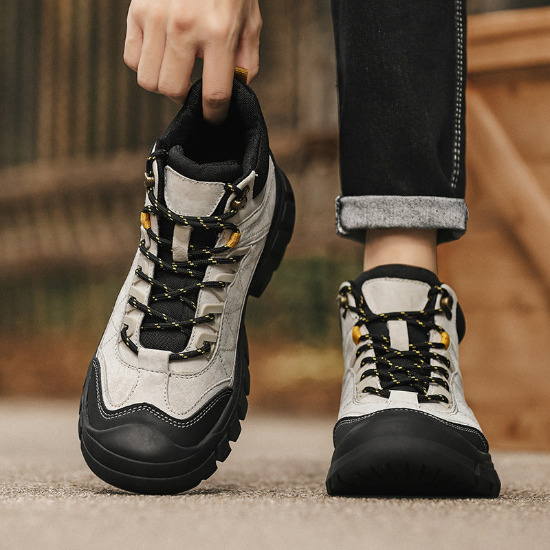 Chaussures Homme Automne Hiver Haut-Haut Randonnée et Bottes d'alpinisme