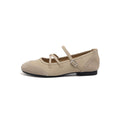 Femmes Française Lady Comme Une Strap Plat Mary Jane Chaussures Élégant Low Cut Soft Semelle Grand-mère Sh