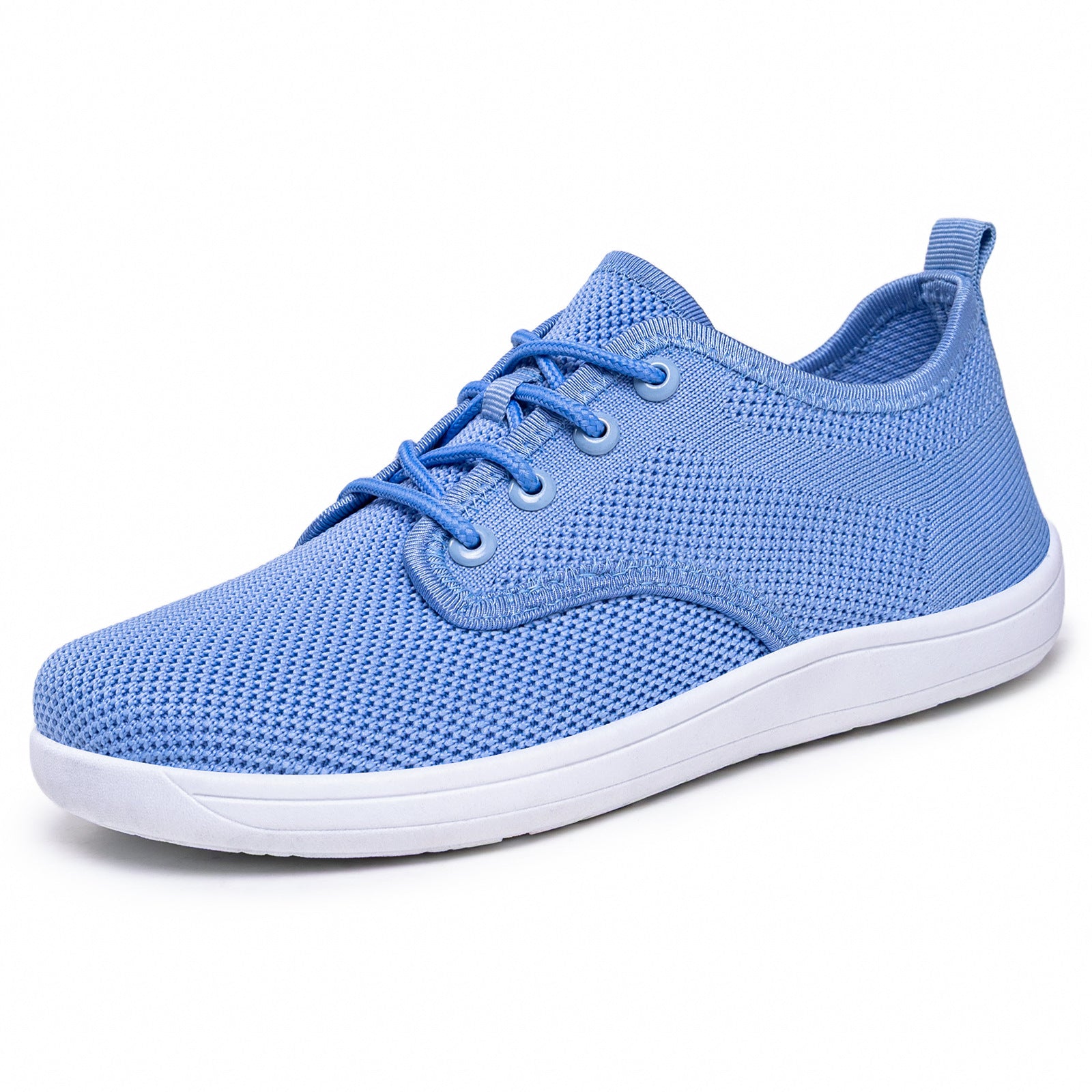 Chaussures Casual Solid Color Flyknit Breathable Large Toe Box