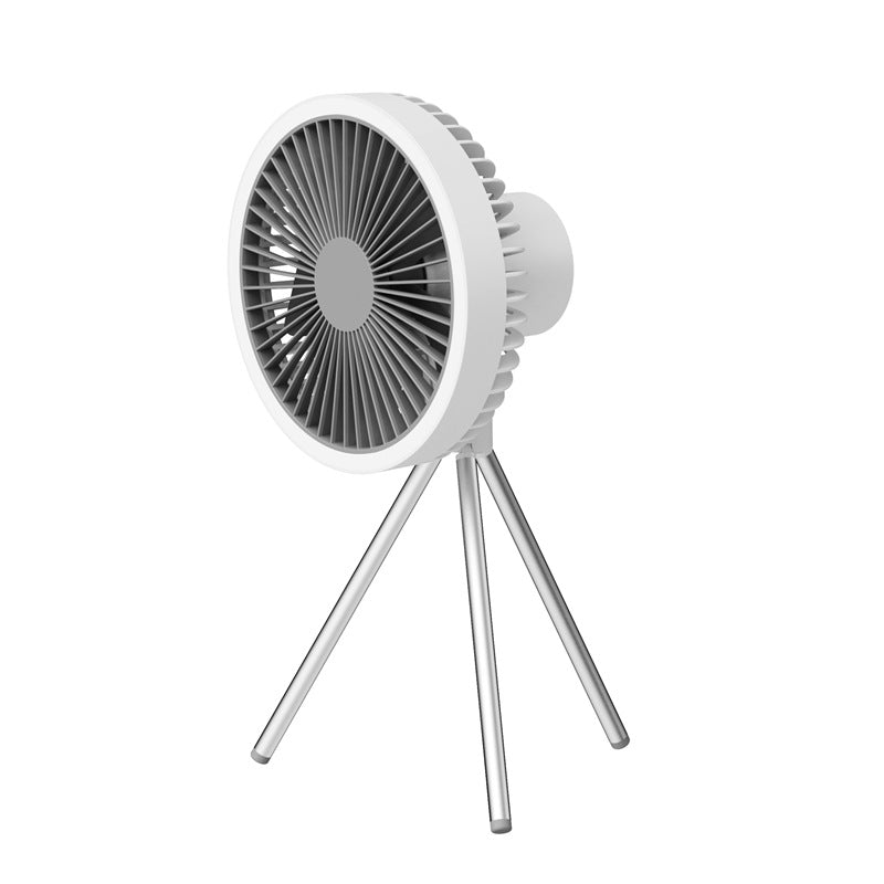 Suspendre Trépied à double usage Ventilateur extérieur léger USB Camping Tente Portable Petit ventilateur de plafond