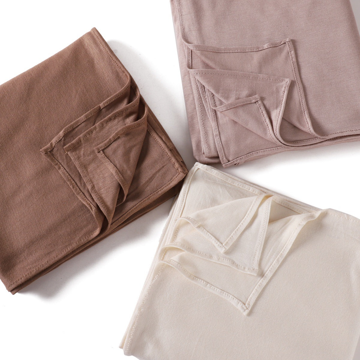 Plain solid color mercerized cotton fabric