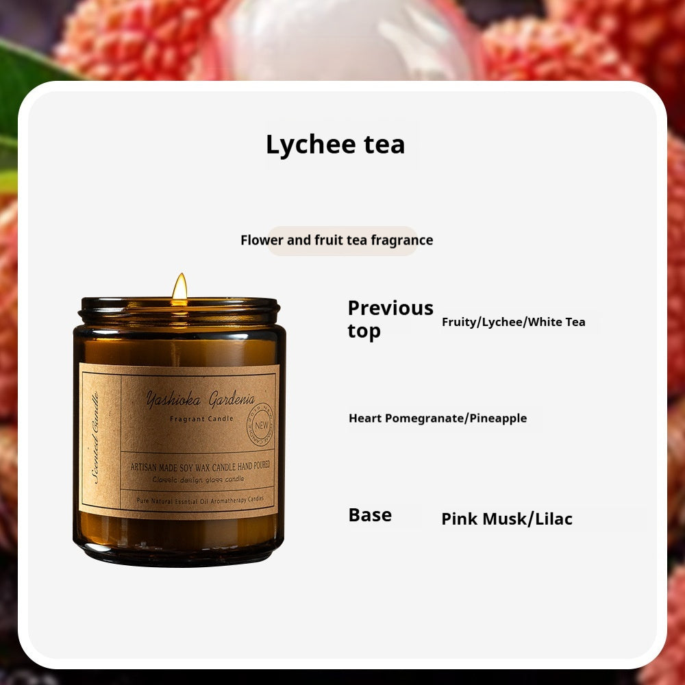 Bougie d'aromathérapie sans fumée de la cire de soja haut de gamme