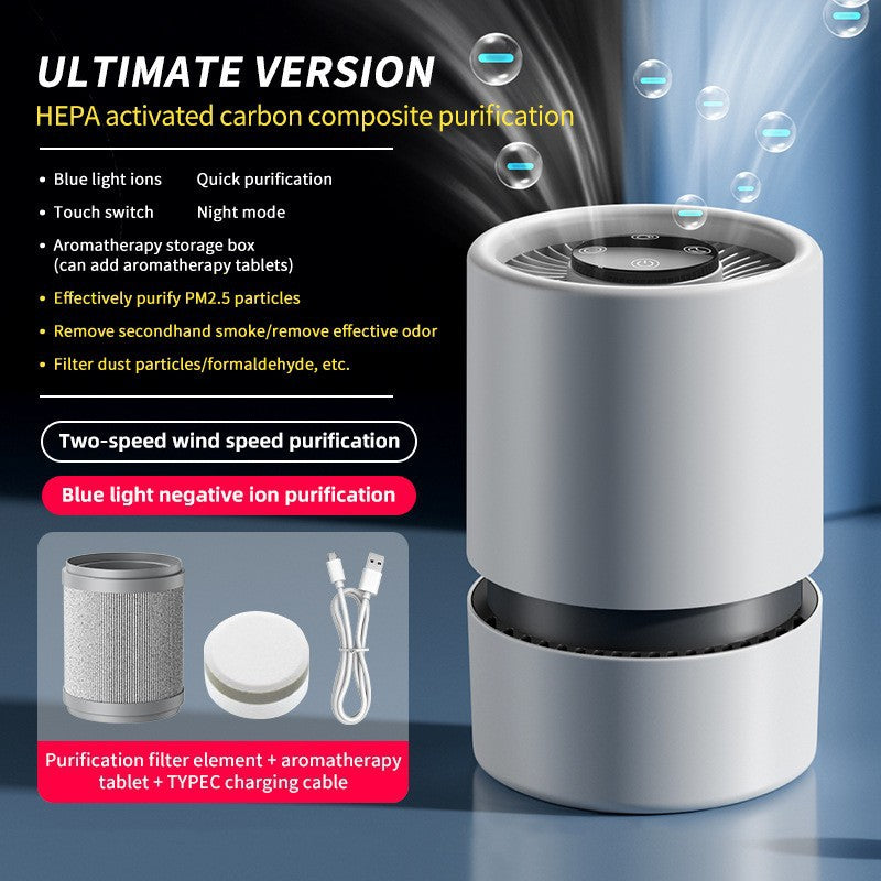 Purificateur d'air de bureau Formaldéhyde et élimination d'odeur Smelly fumée seconde main à l'intérieur petit C