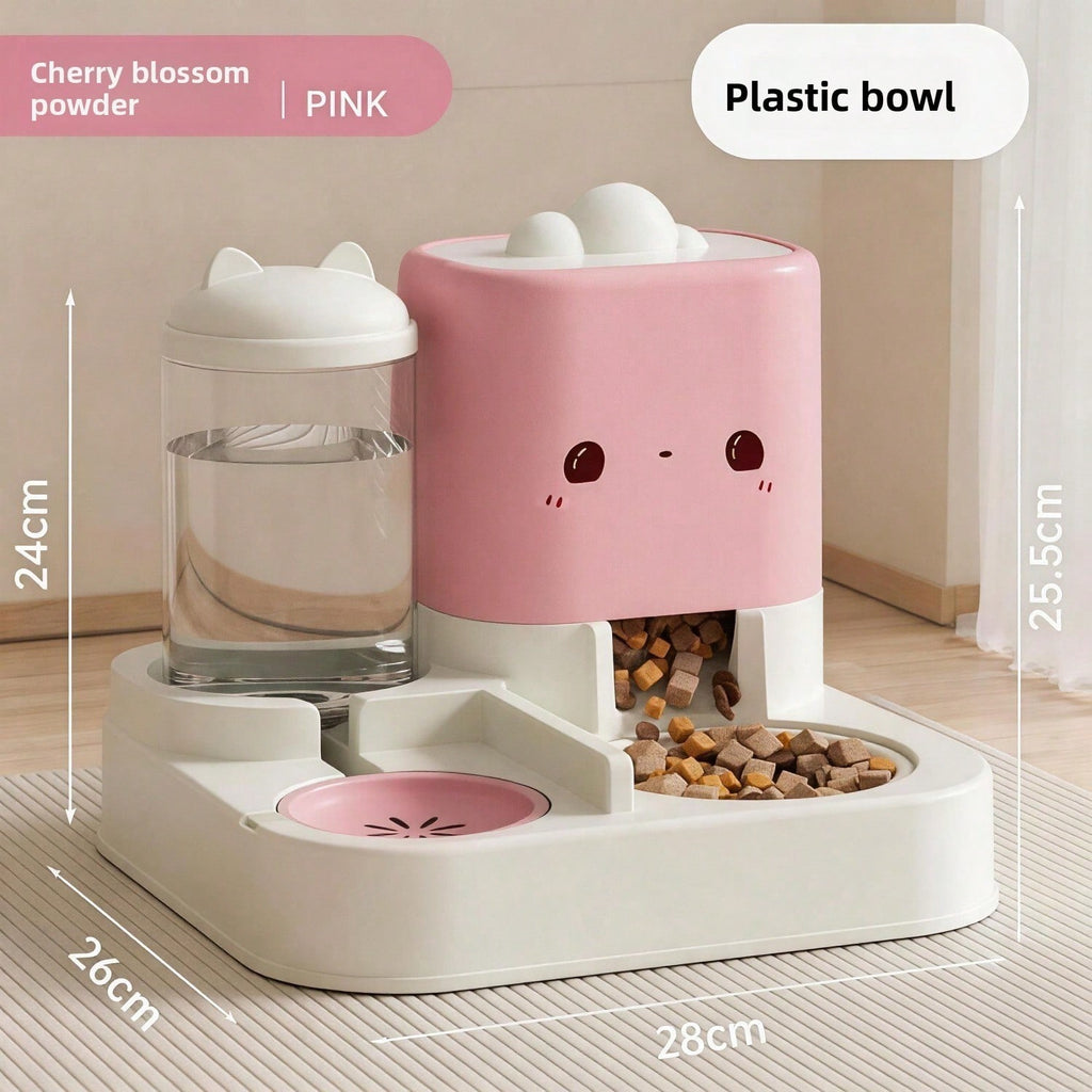 2 En 1 Alimentation automatique pour animaux et distributeur d'eau