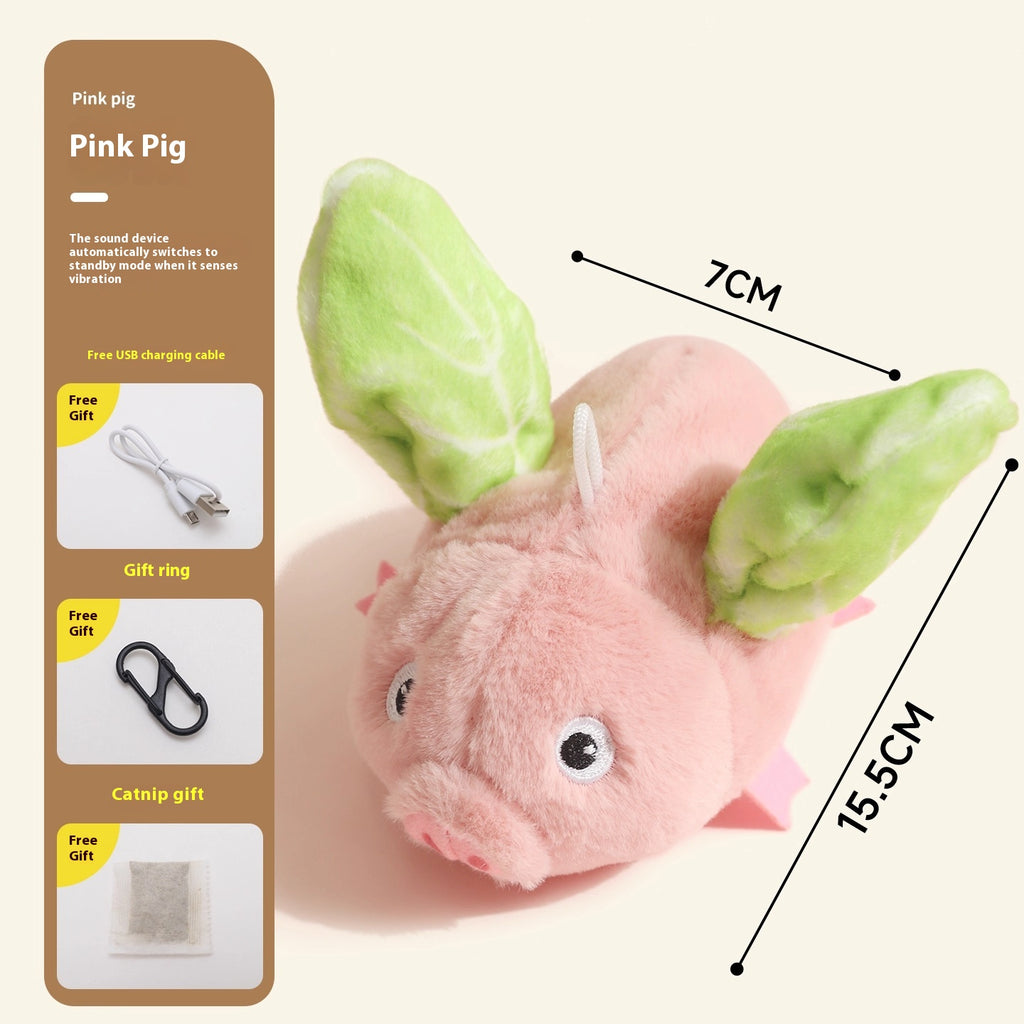 Électrique Pig simulation chat jouet son auto-Hi soulager l'ennui