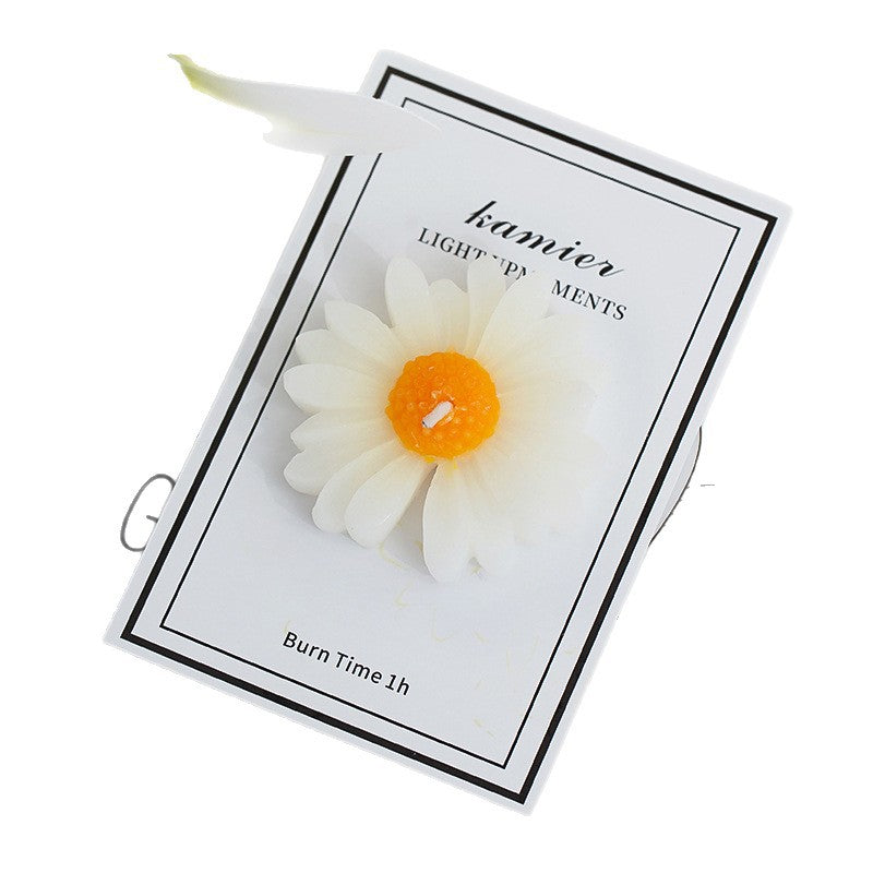 Petite bougie parfumée Chrysanthemum Niche haut de gamme longue durée Fragrance chambre anniversaire