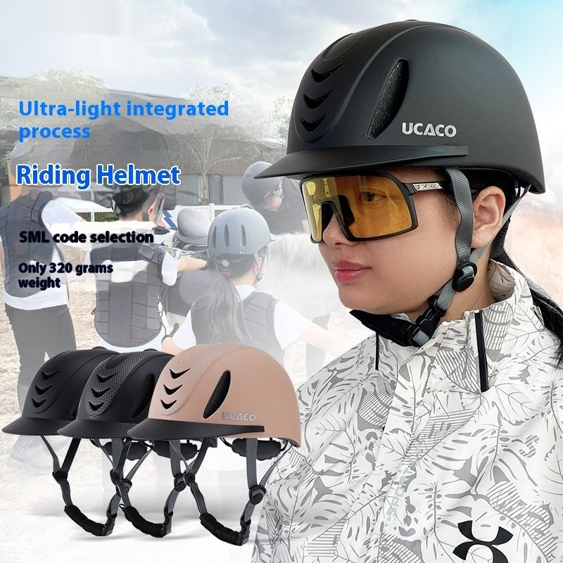 Riding Sports Chapeau respirant Adultes et enfants Protection équestre Casque Équitation S