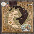 Couvercle de couverture de la carte de tatouage noir Oracle Mat