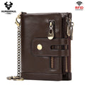 La mode masculine Personnalité Trifold Portefeuille multicolore